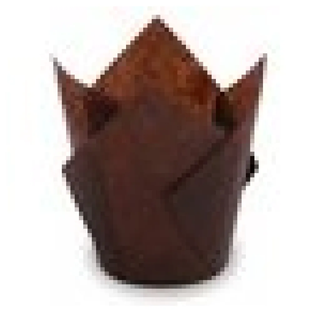 Muffin-Tulip-Wraps O 50 x 85 mm dunkelbraun, 160x160 mm, 100 Stk. – Bild 4
