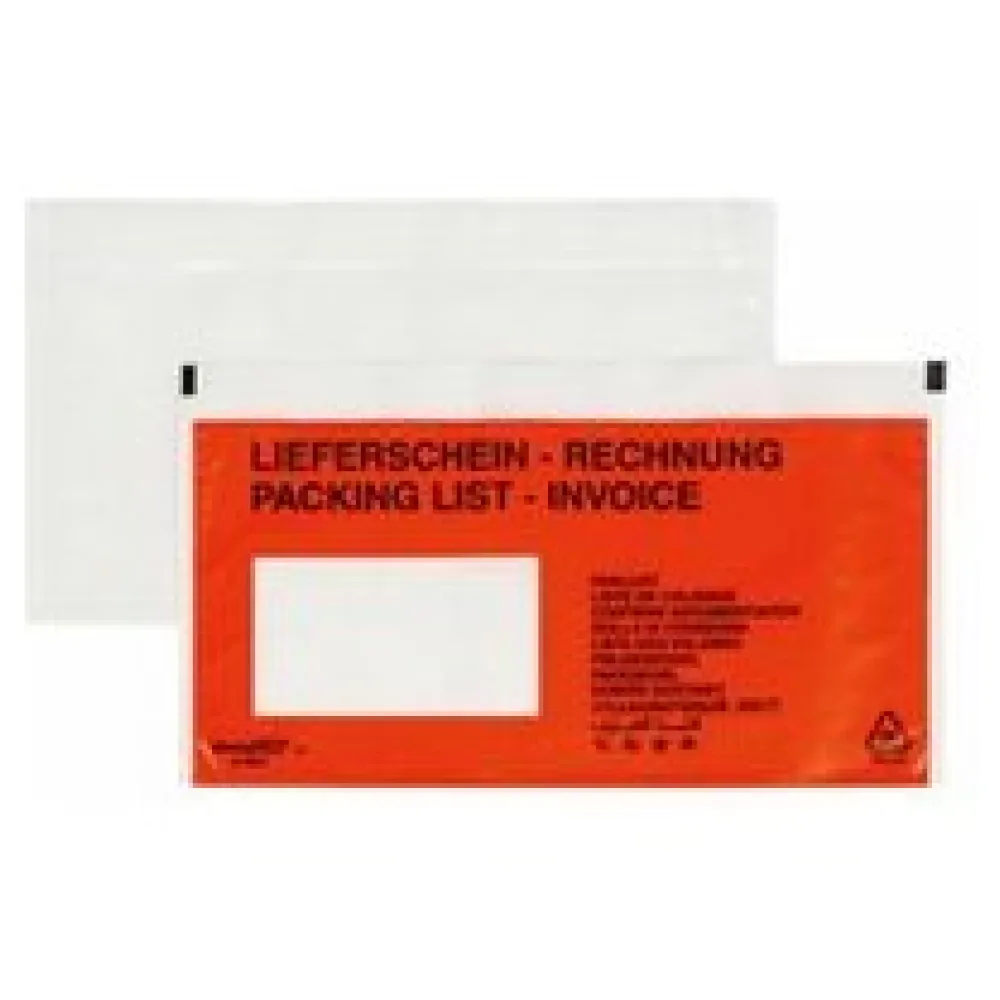 DOCUFIX Dokumententaschen *Lieferschein/Rechnung*, DIN Lang 240x115mm, 100 Stk. – Bild 3