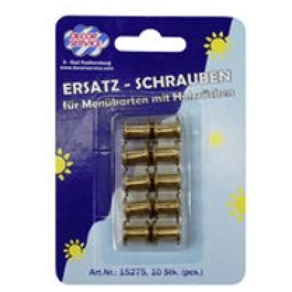 Ersatzschrauben für Speisekarten, O10mm, 10 Stk. – Bild 3