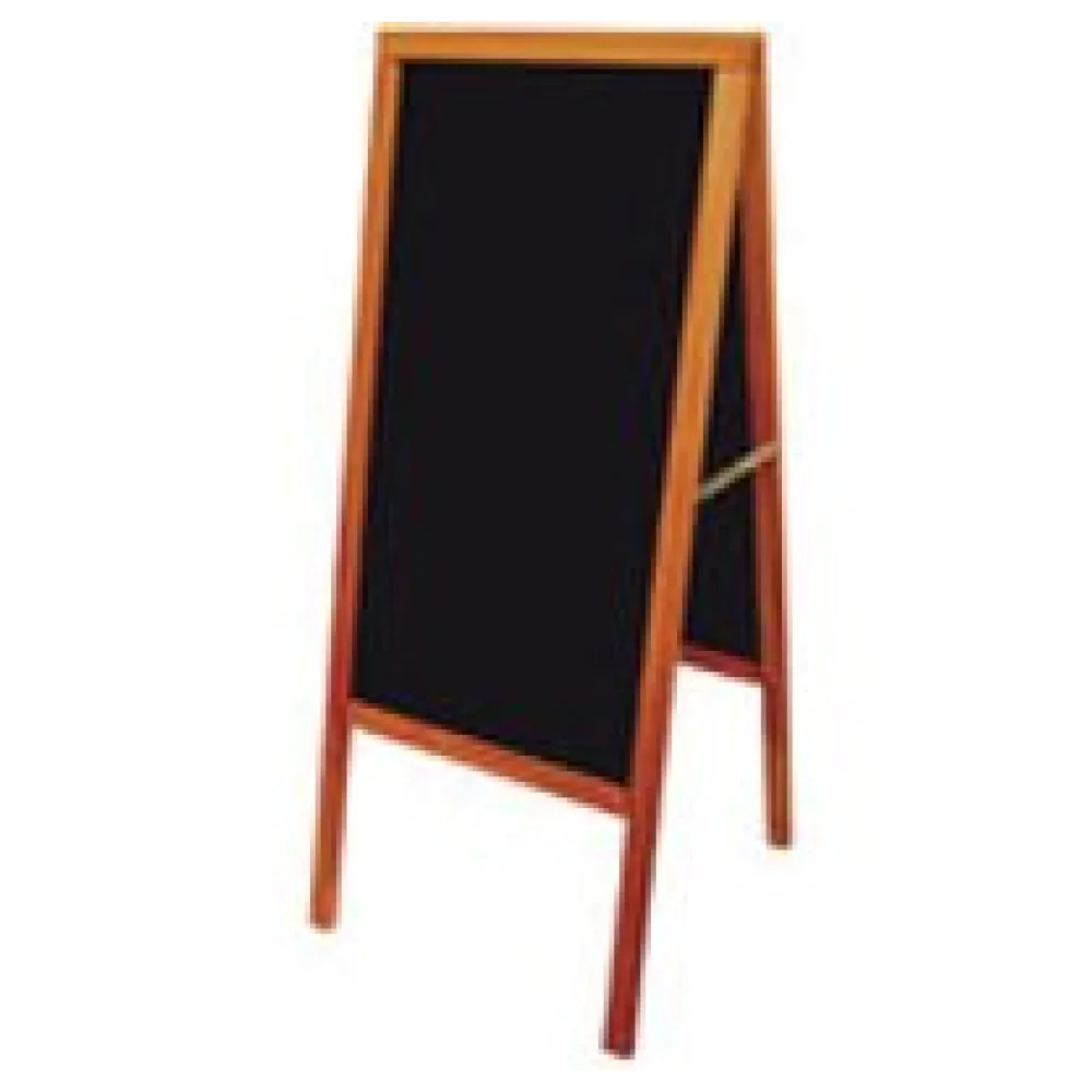 Gehweg-Kreidetafel, mahagoni, 56x134cm, 1 Stk. – Bild 3