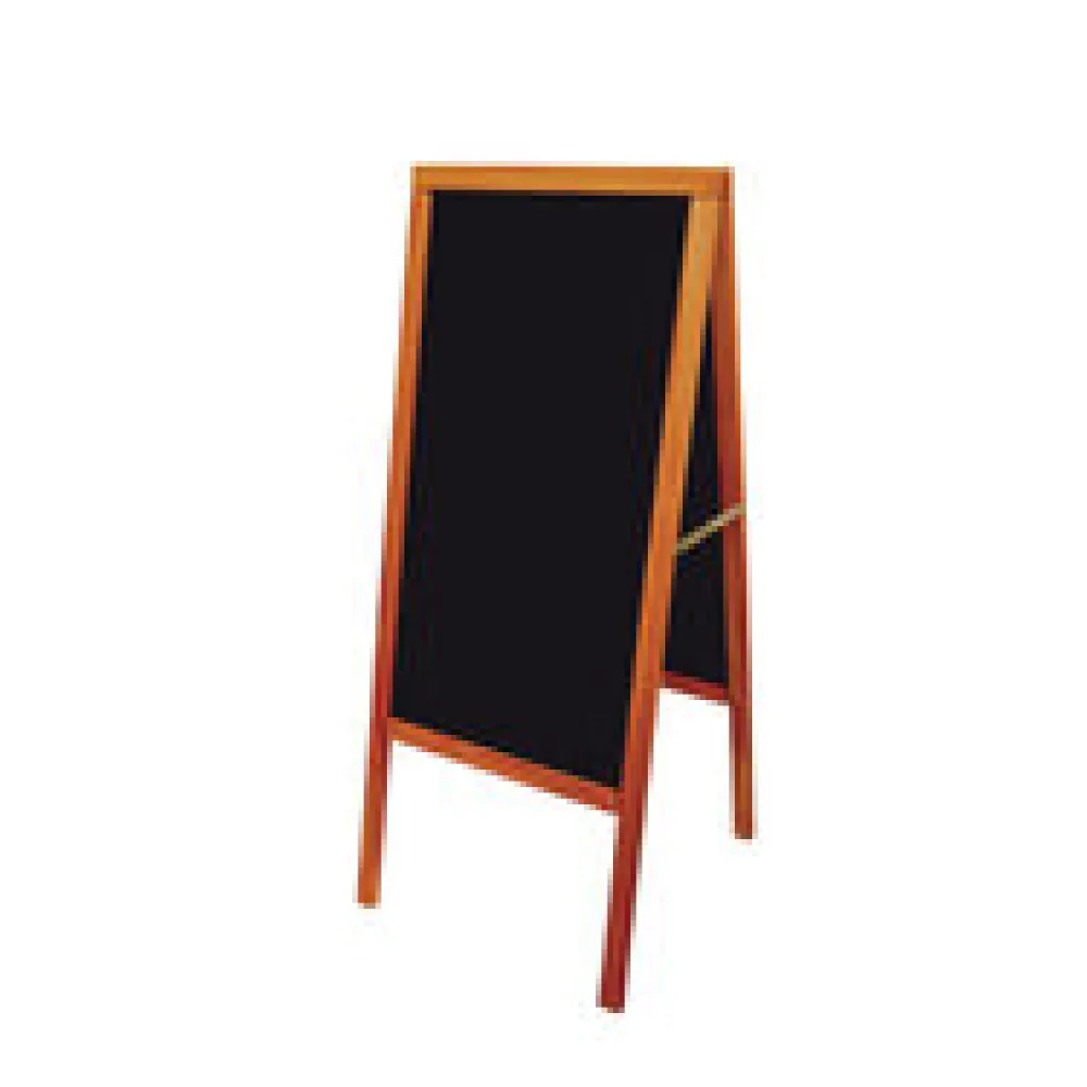 Gehweg-Kreidetafel, mahagoni, 56x134cm, 1 Stk.