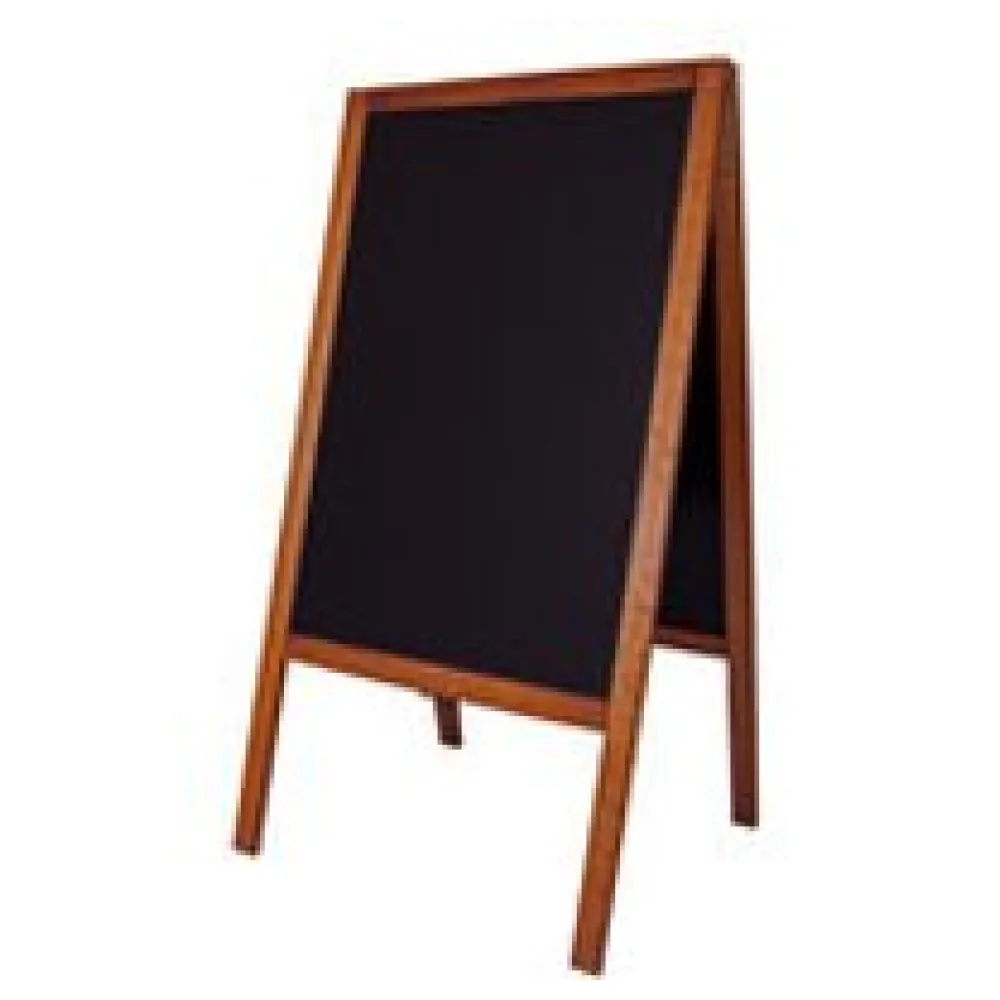 Gehweg-Kreidetafel, dunkelbraun, wasserfest, 61x118cm, 1 Stk. – Bild 3