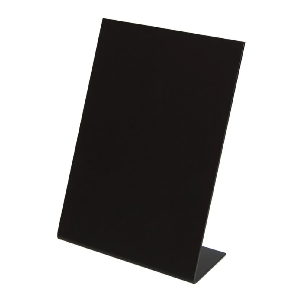 Tisch-Kreidetafeln, PVC, schwarz, ca. 7.4x10.5cm, DIN A7, 3 Stk. – Bild 2