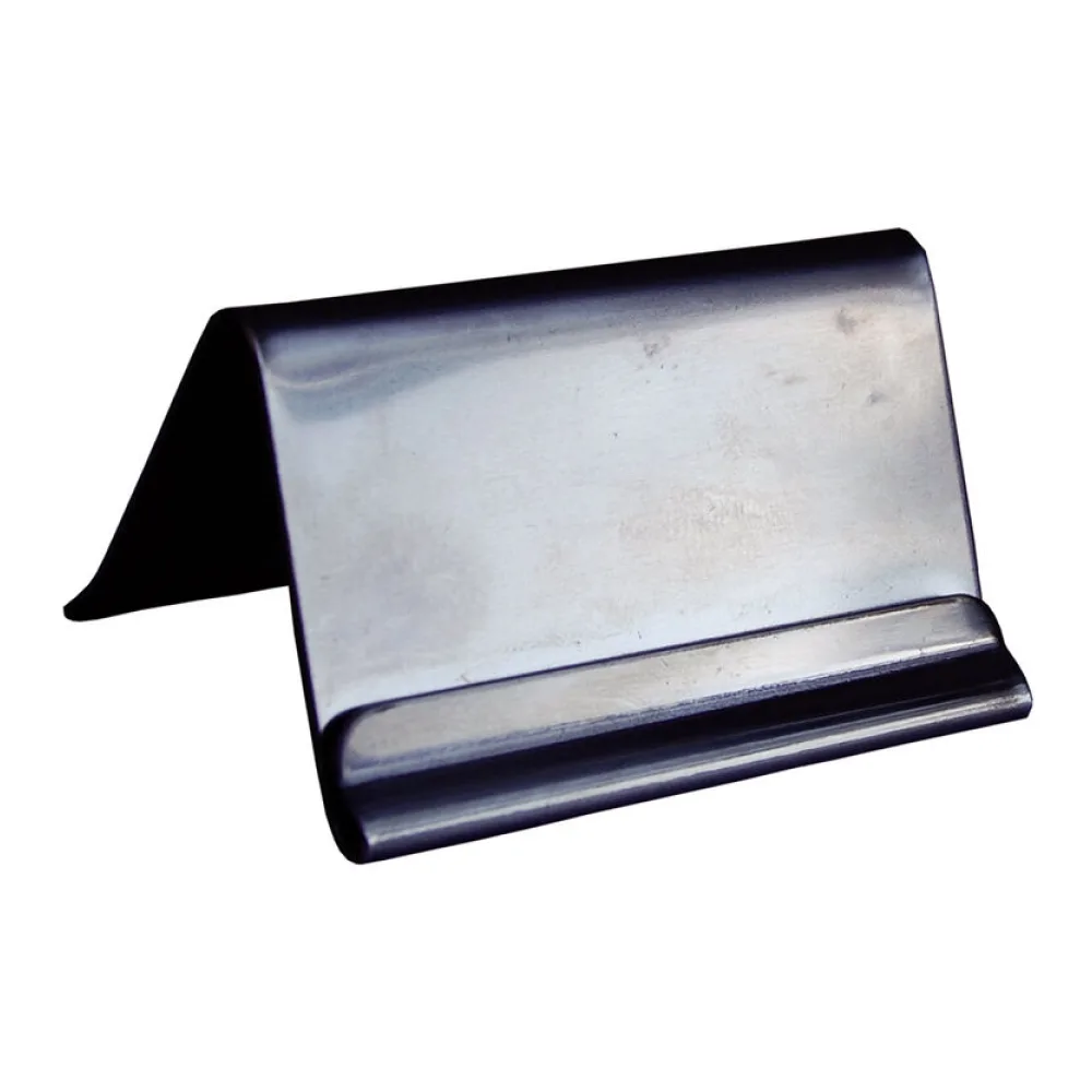 Tischkartenhalter "Visitenkarte" aus Edelstahl, 6x4.5cm, 1 Stk. – Bild 2
