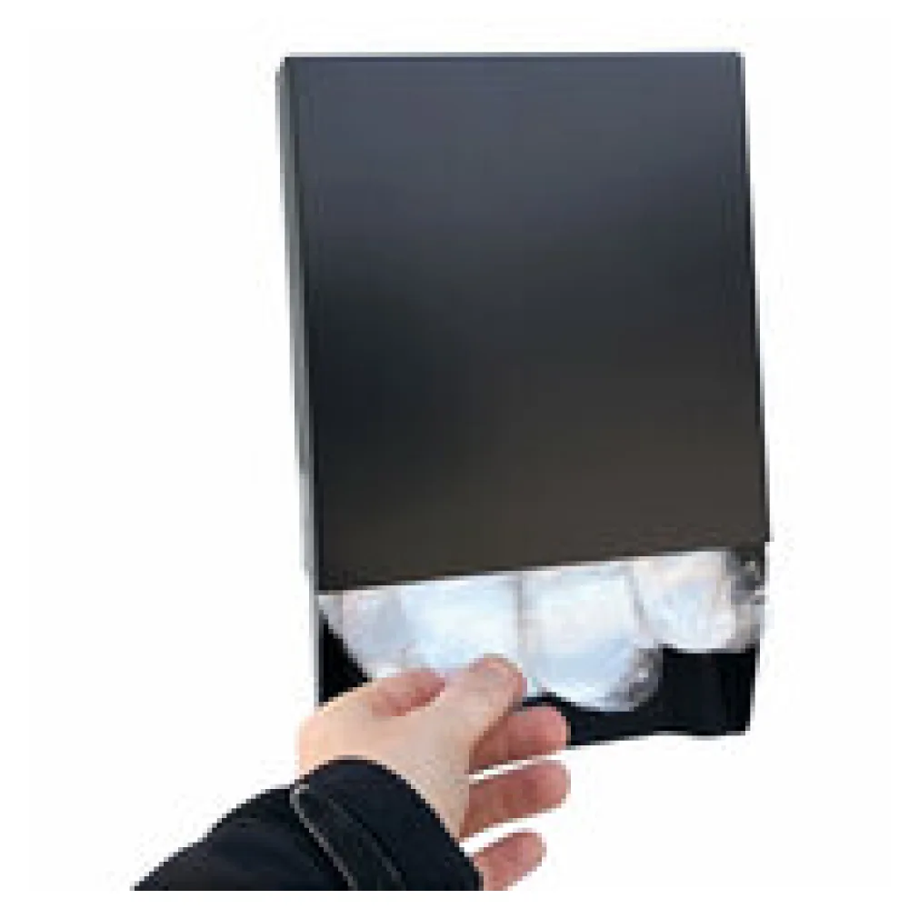 Handschuhspender aus Metall für Outdoor + Indoor für geblockte Einweghandschuhe