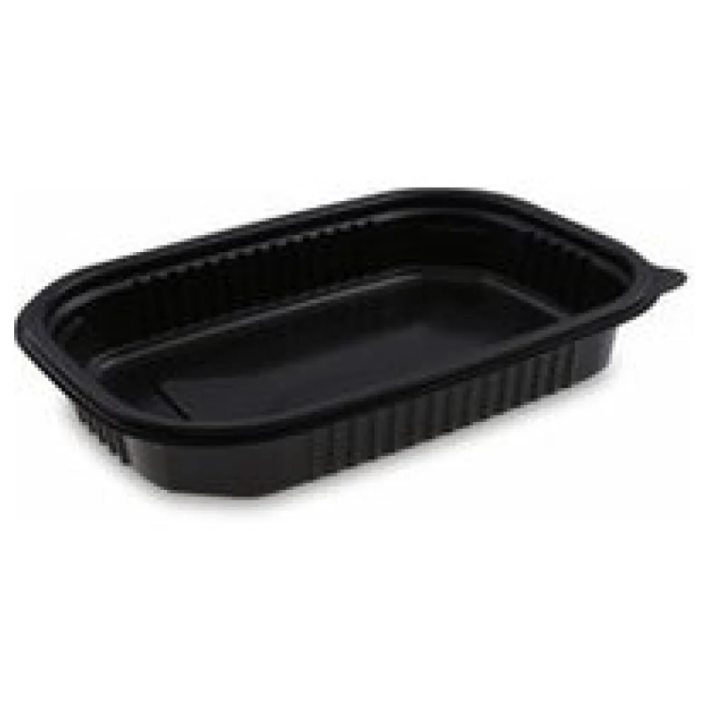Mikrowellenschale schwarz 'M' 750 ml - 22x15x 3,5 cm, 50 Stk. – Bild 3