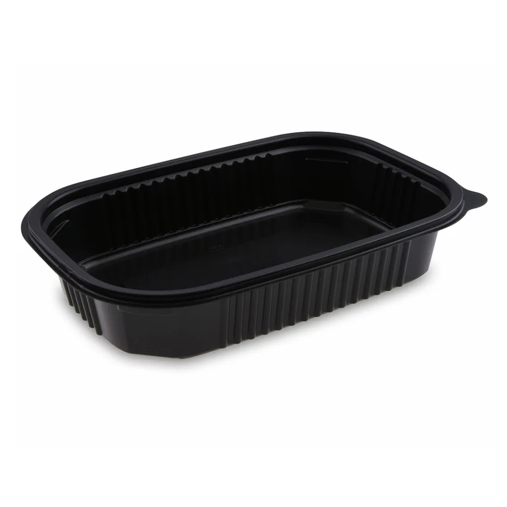 Mikrowellenschalen schwarz 'M' 850 ml - 22x15x4,5 cm, 50 Stk. – Bild 2