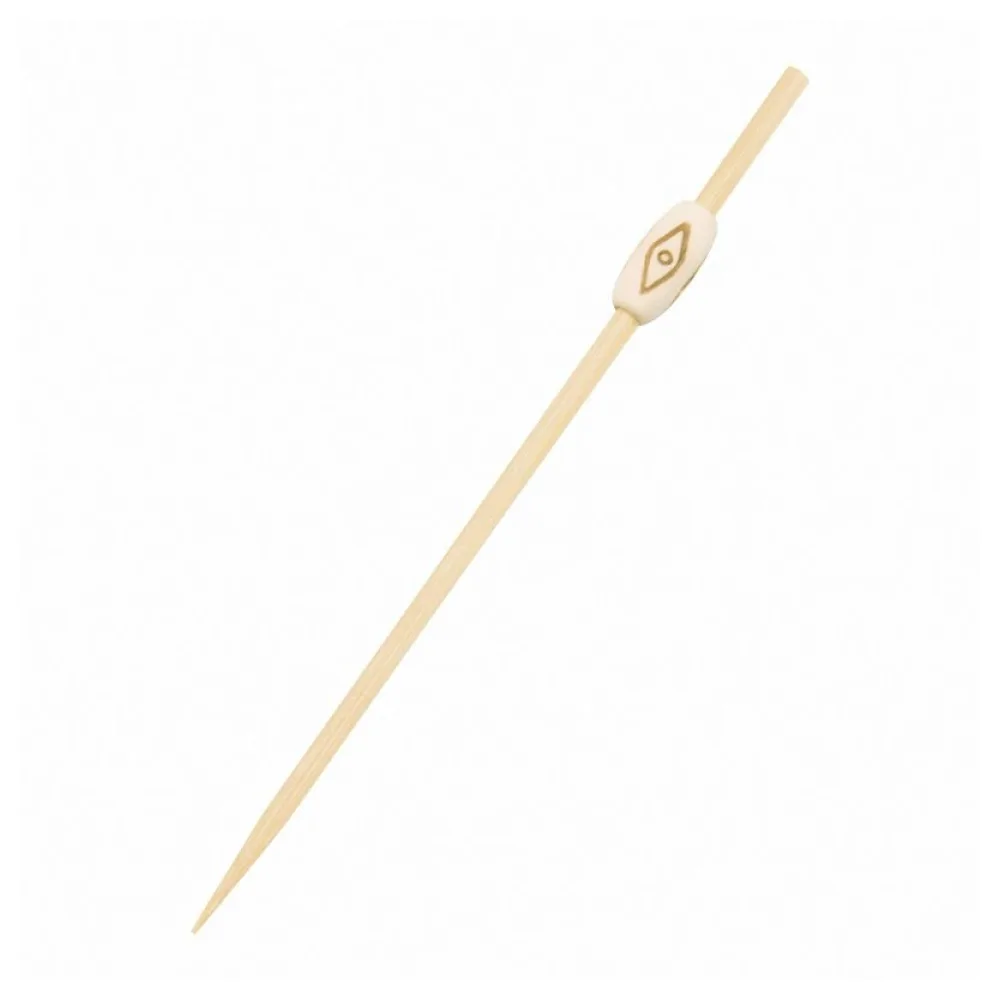 Fingerfood-Spieße aus Bambus NATUR 120 mm, stabil und splitterfrei, 100 Stk. – Bild 2