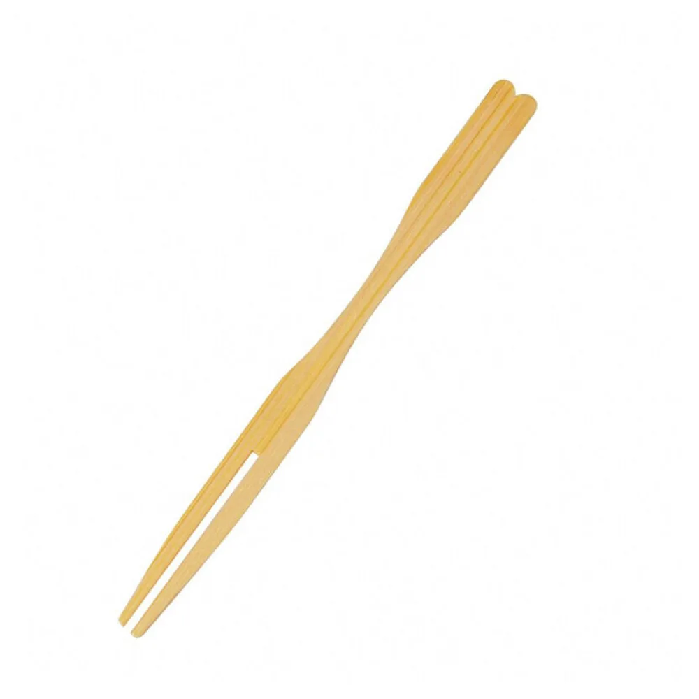 Fingerfood-Spieße aus Bambus GABEL 90 mm, stabil und splitterfrei, 100 Stk. – Bild 2