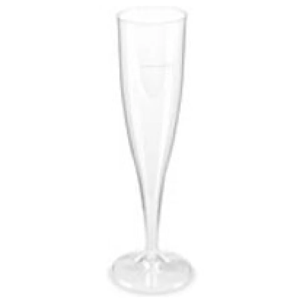 Einweg-Sektglas Champagnerglas 100ml, PS, 1 tlg., transparent glasklar, 10 Stk. – Bild 3