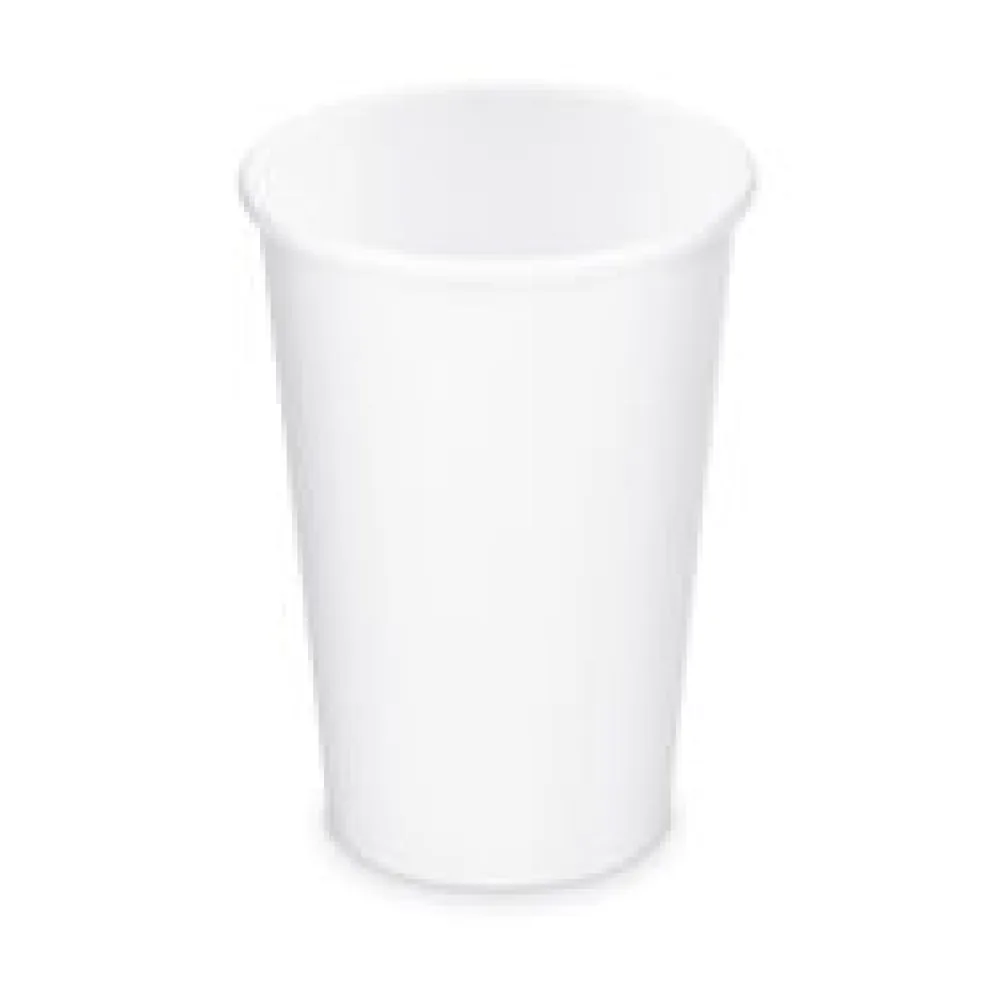 Heiß- und Kaltgetränkebecher Pappbecher weiß 250ml 330ml, O 80mm,10 Stk.
