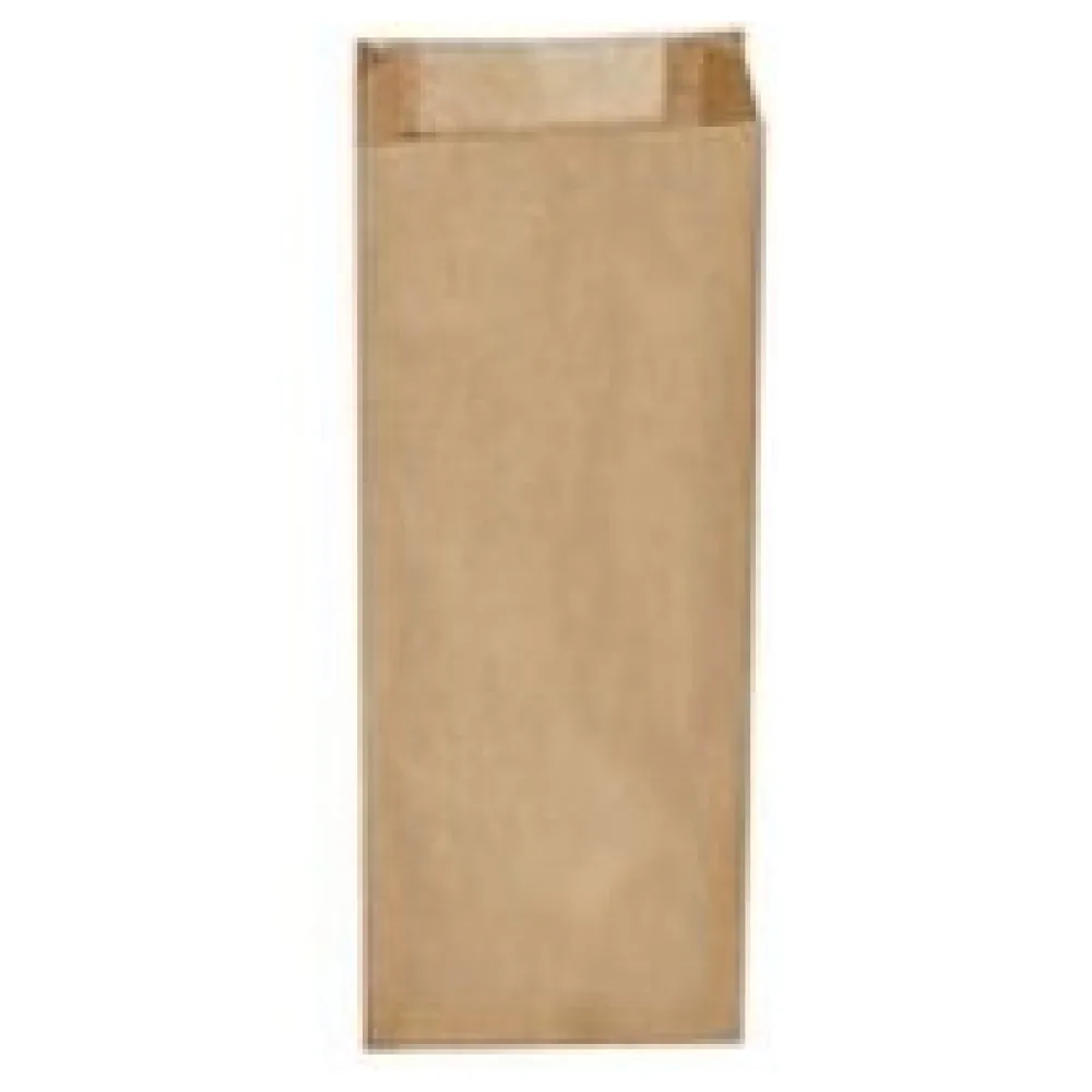 Papierfaltenbeutel Papiertüten braun 15+7 x 42 cm für ca. 3 kg Inhalt, 500 Stk. – Bild 3