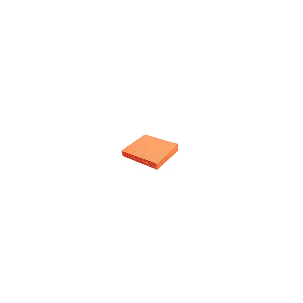 Servietten 33 x 33 cm 1/4-Falz 3-lagig orange, 20 Stk.
