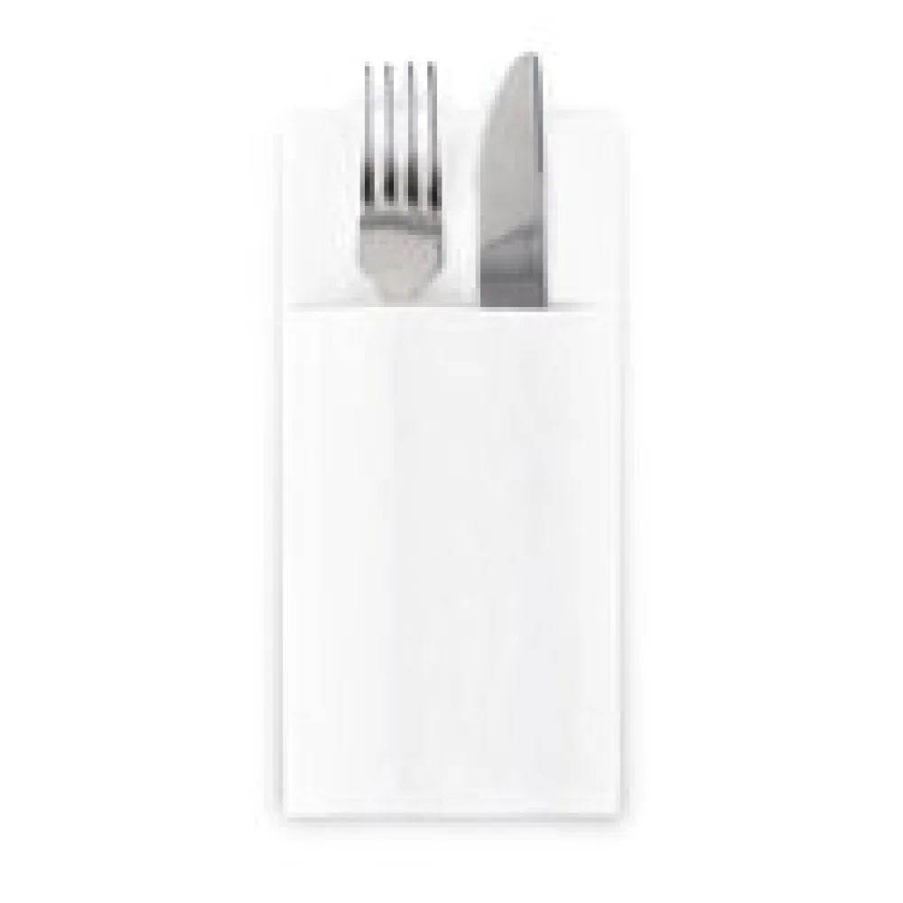 Servietten Bestecktaschen 39 x 40 cm 1/8 -Falz AIRLAID Stoffähnlich, 50 Stk.