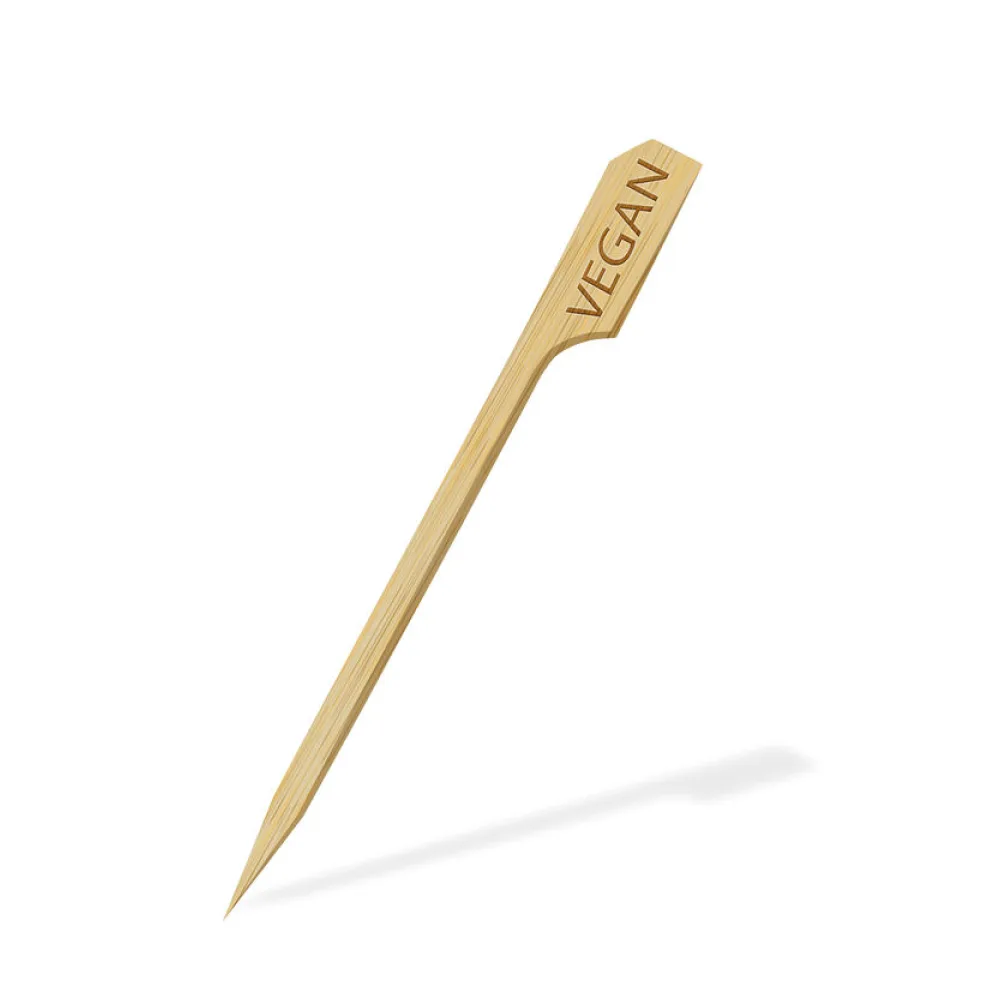 Foodmarker VEGAN aus Bambus 90 mm, 250 Stk. – Bild 2