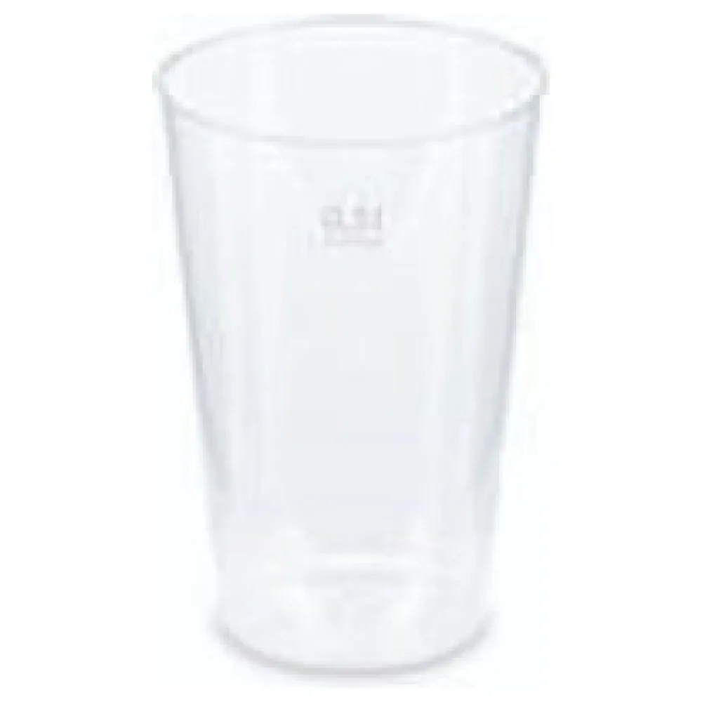 Mehrwegbecher Pfandbecher transparent PP Eichstrich 0,3 l O 7,9 cm, 25 Stk. – Bild 3
