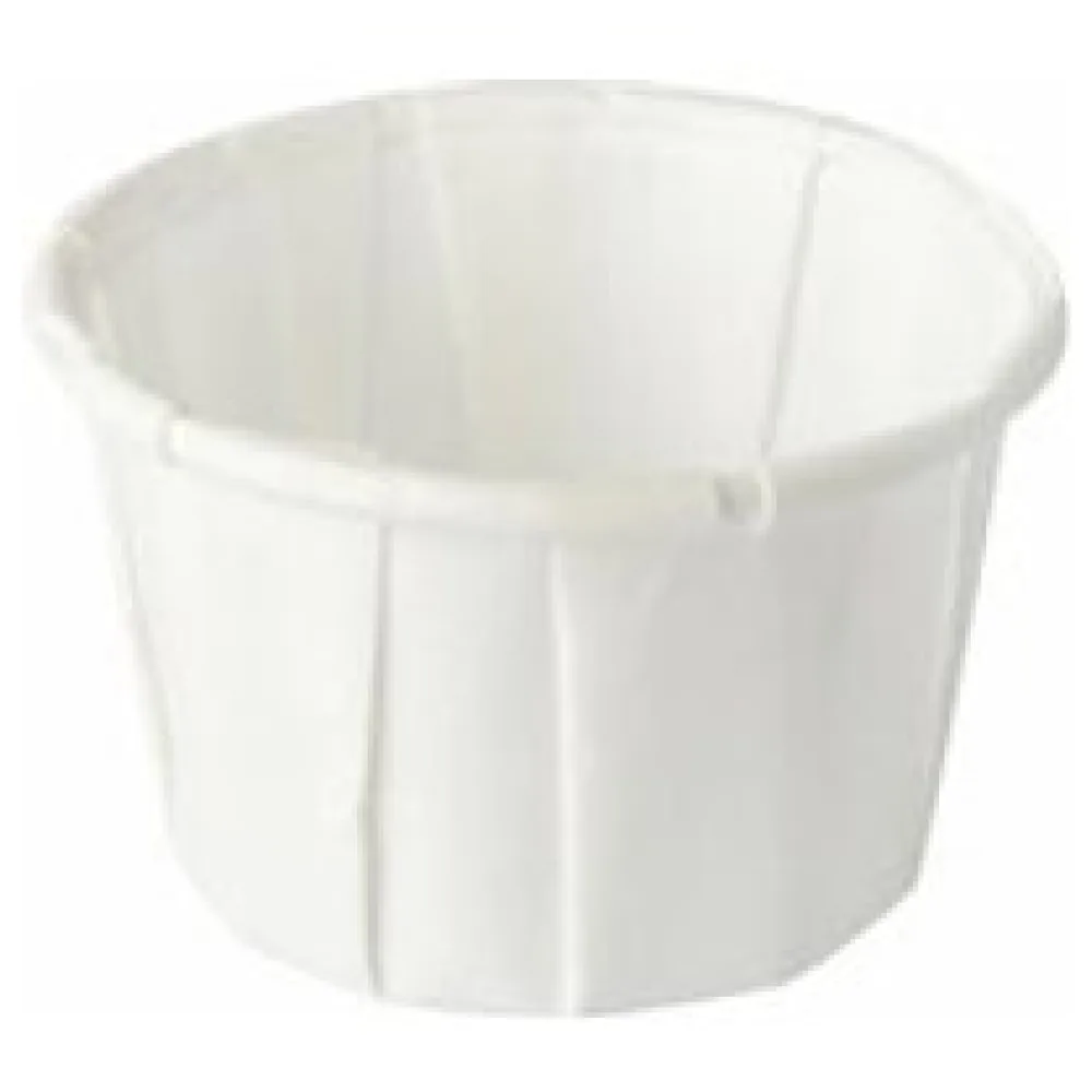 BIO Dressingbecher aus Papier FSCR-zertifiziert 35 ml weiss, 250 Stk. – Bild 3