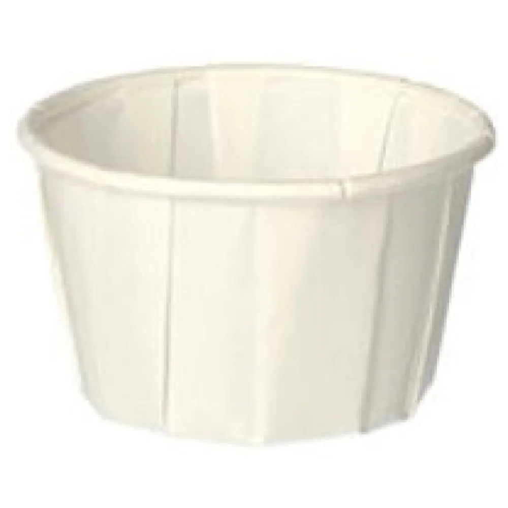 BIO Dressingbecher aus Papier FSCR-zertifiziert 50 ml weiss, 250 Stk. – Bild 3