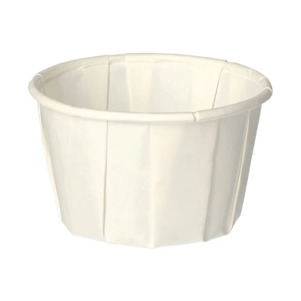BIO Dressingbecher aus Papier FSCR-zertifiziert 50 ml weiss, 250 Stk. – Bild 2