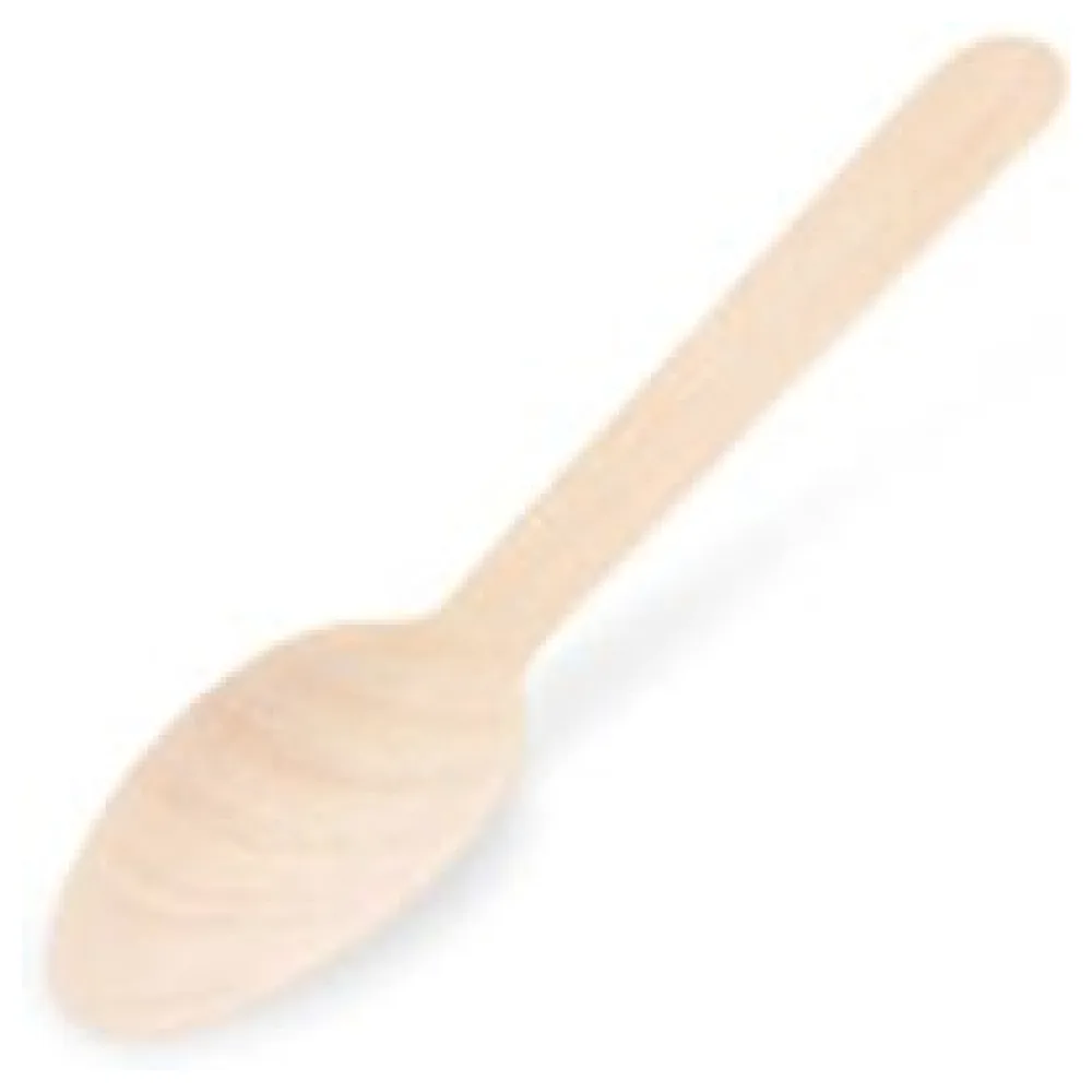Holzlöffel Löffel aus Holz 16 cm XL Breite 4,5 cm umweltfreundlich, 100 Stk. – Bild 3