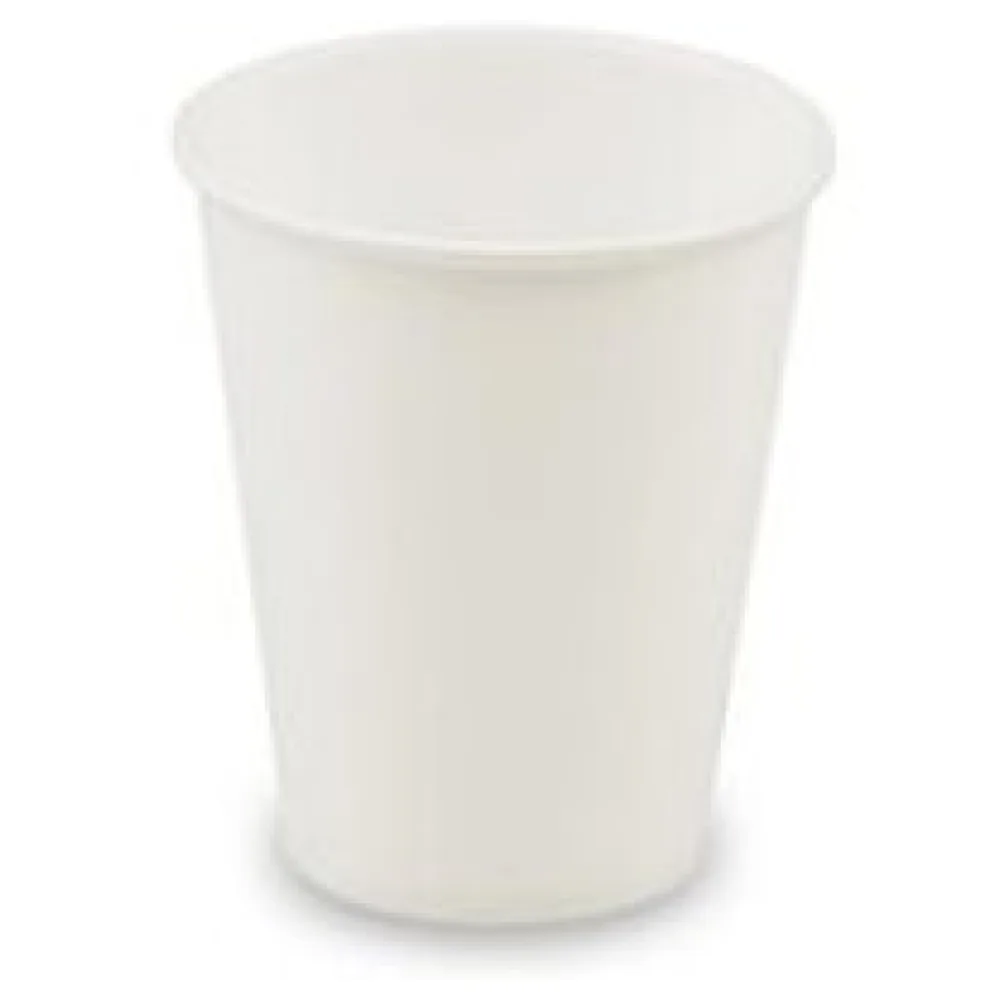 Automatenbecher Heißgetränke to go Pappbecher weiß, 150 ml, O 70 mm , 80 Stk. – Bild 3