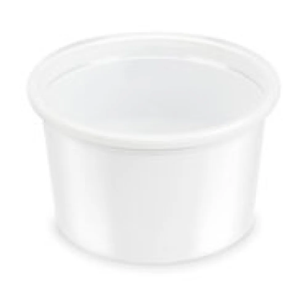 Dressingbecher Feinkostbecher weiß PP 30 ml mit O 46 mm 50 Stk.