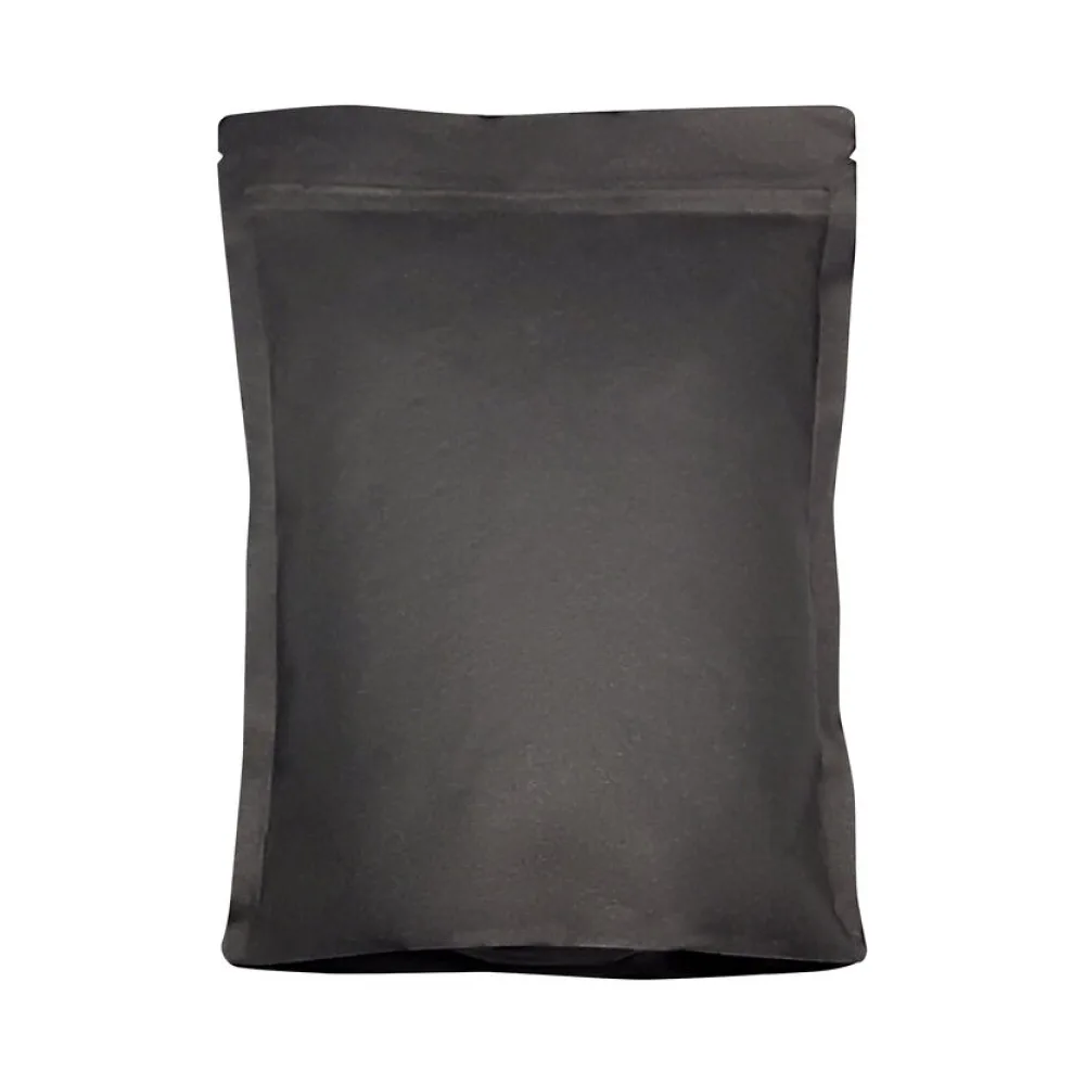Standbodenbeutel Kraftpapier schwarz 190x265x100mm 1000ml, 100 Stk. – Bild 2