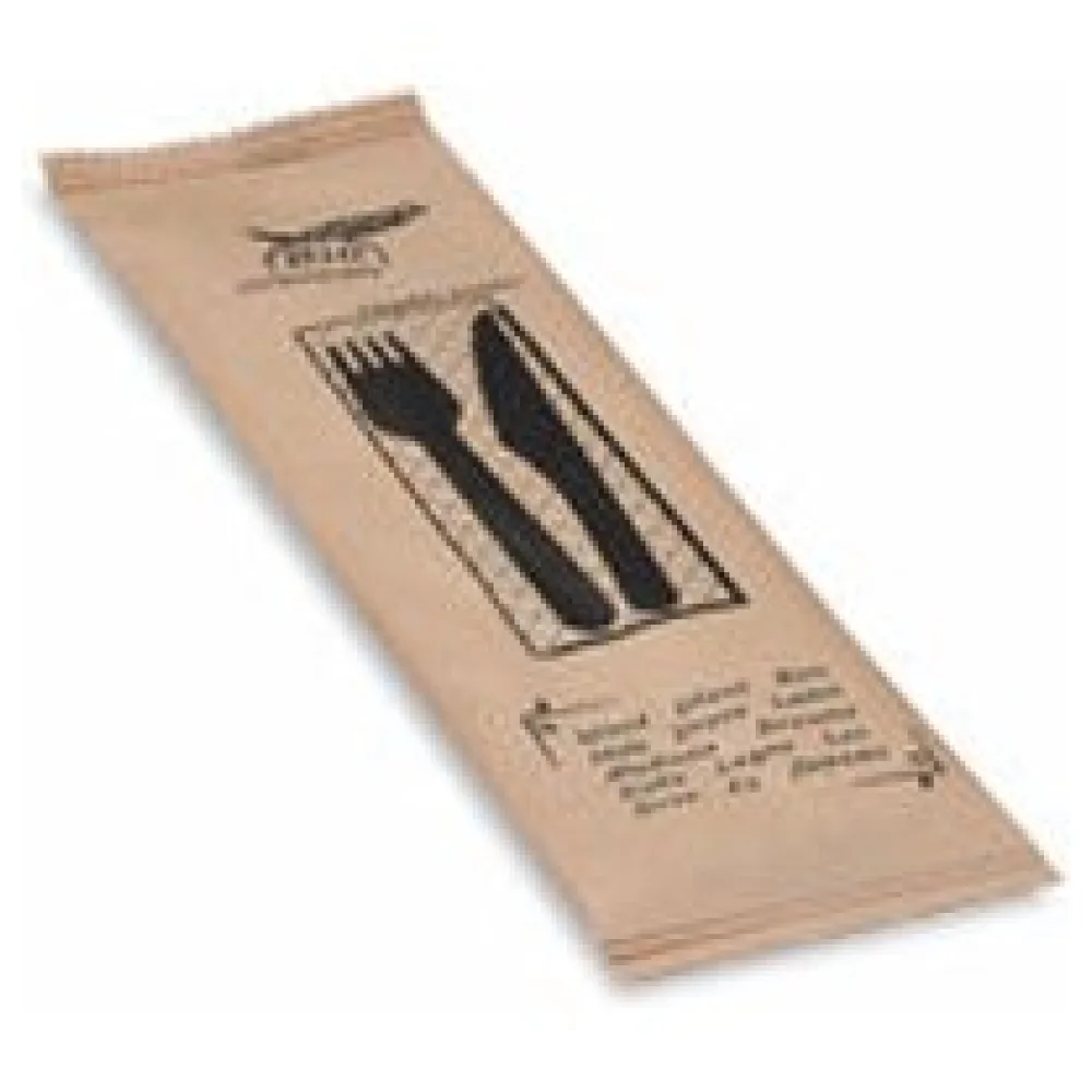 Bestecksets aus Holz biologisch abbaubar 3-teilig hygienisch verpackt, 60 Stk. – Bild 3