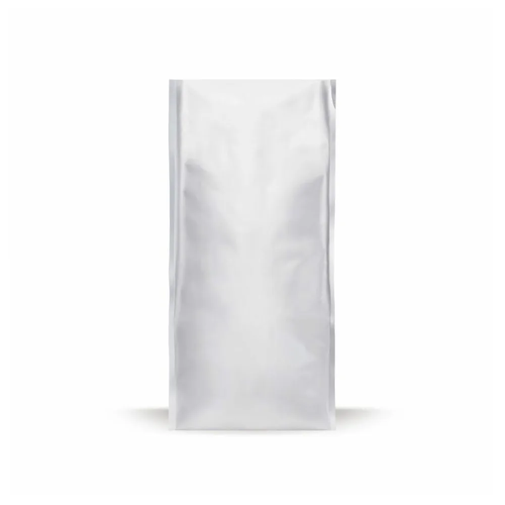 Quad Bags 170x110x420 mm mit K-Siegelung, 2000g, silber, 500 Stk. – Bild 2