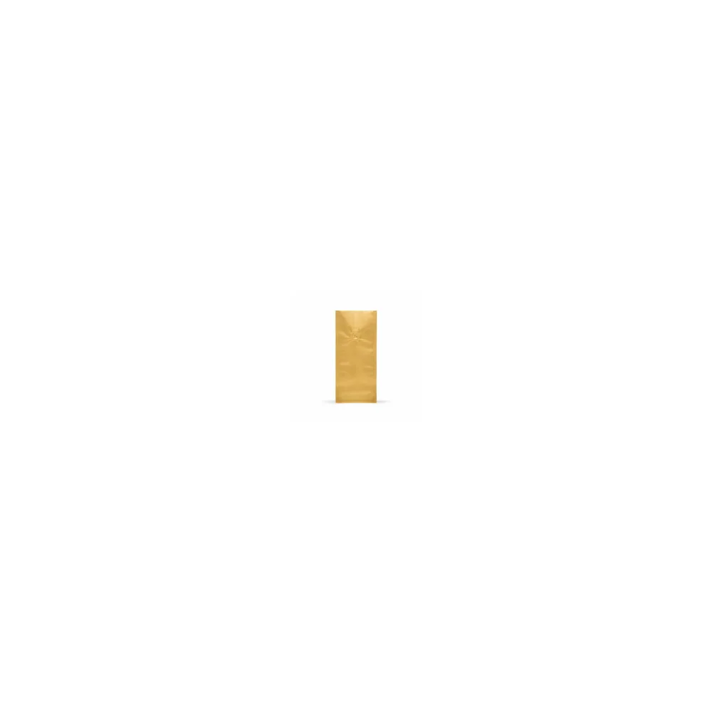 Quad Bags 140x100x375 mm mit Aromaschutzventil, 1000g, gold, 500 Stk.