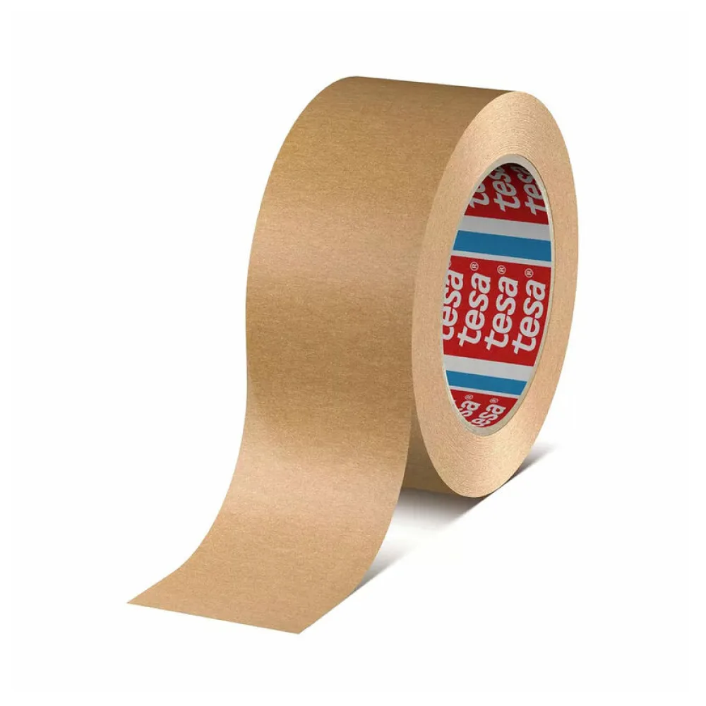 Papierklebeband tesapack 4713 mit Naturkautschukkleber 50mm x 50m, braun – Bild 2