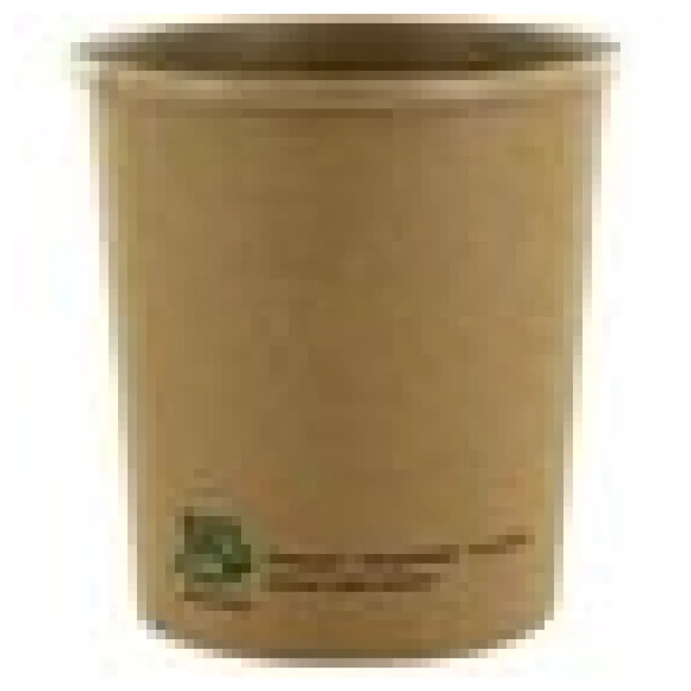 PAPSTAR Bio-Suppenbecher Pappe rund 470 ml braun biologisch abbaubar, 25 Stk. – Bild 4