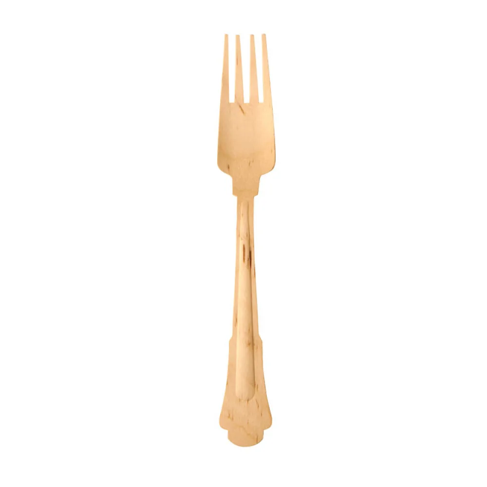 'pure' Holzgabeln 19,5 cm natur in schönem Vintage Design, 50 Stk. – Bild 2