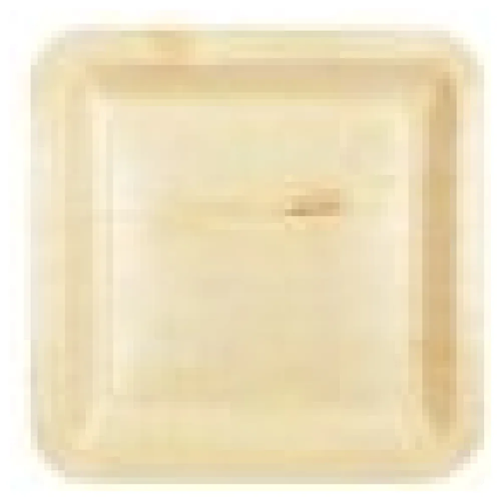 Holzteller Einwegteller aus Pappelholz quadratisch 21x21cm nachhaltig, 25 Stk. – Bild 4