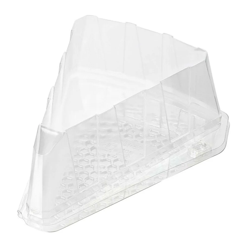 Torteneck Klappbox APET dreieckig 15 x 11 x 8cm, 110 Stk. – Bild 2