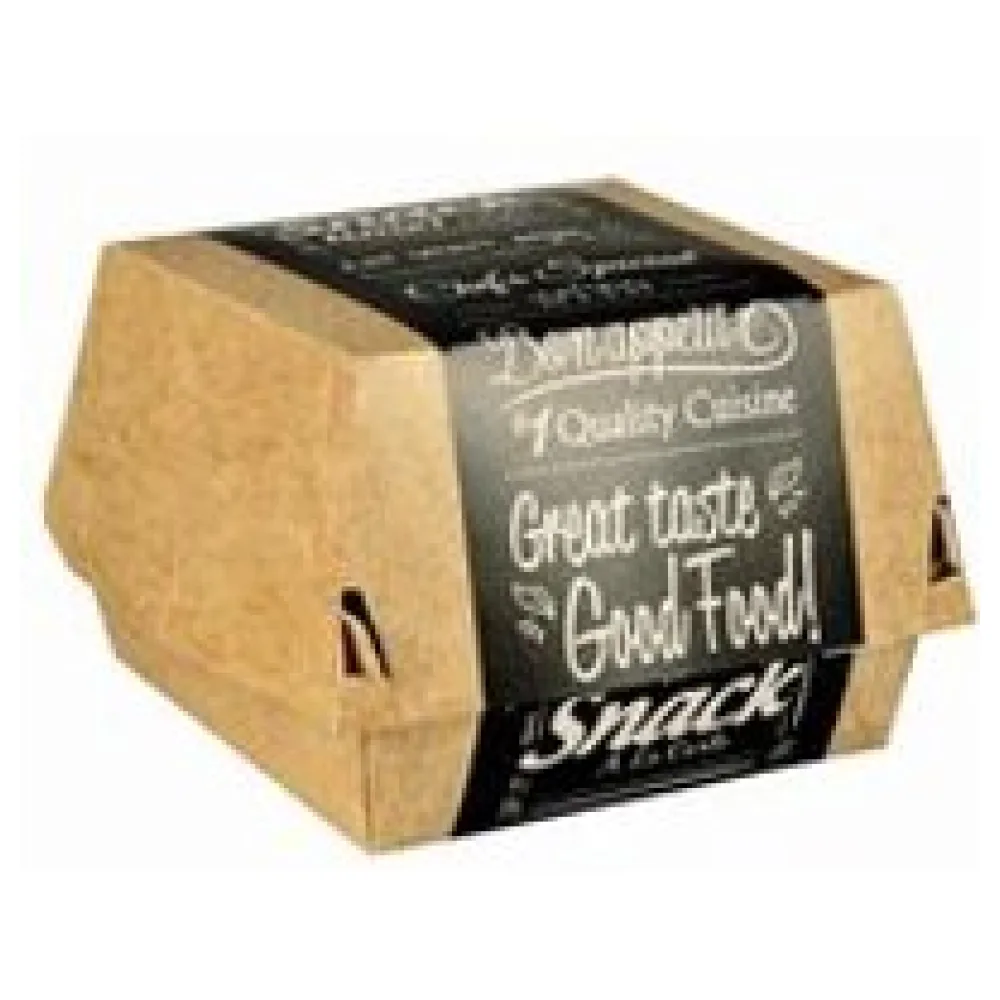 Burgerboxen aus Pappe FSCR 12,5 x 12,5 cm 'Good Food' groß, 50 Stk. – Bild 3