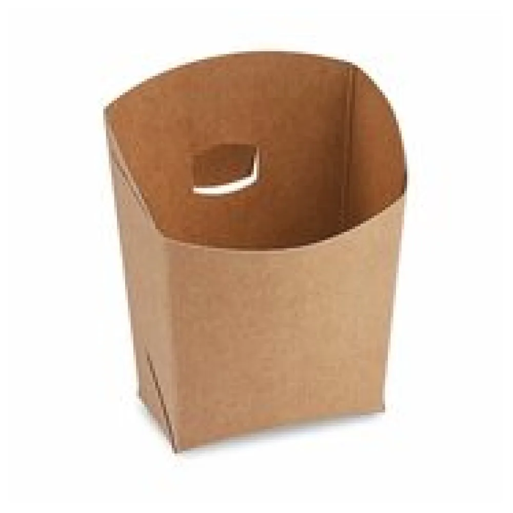 BIONATURE Snackbecher kraft braun mit Fettbarriere 100g 7x9x9cm, 50 Stk.
