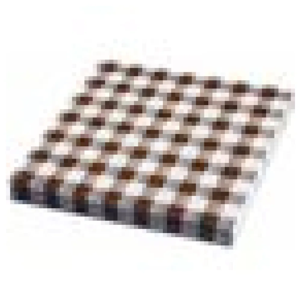 Servietten 33 x 33 cm 3-lagig 1/4 Falz KARO braun, 20 Stk. – Bild 4