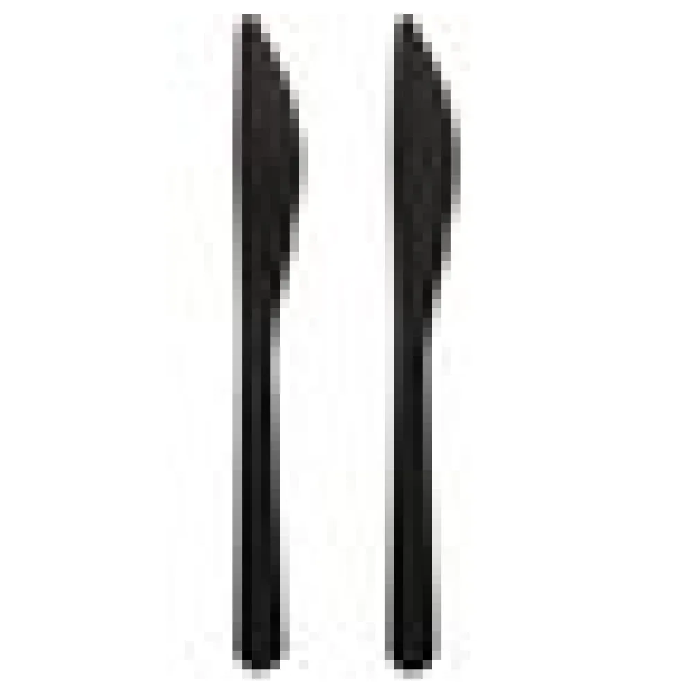 BIO-Messer Mehrweg 185mm aus BIO-PP extra stabil schwarz , 50 Stk. – Bild 4