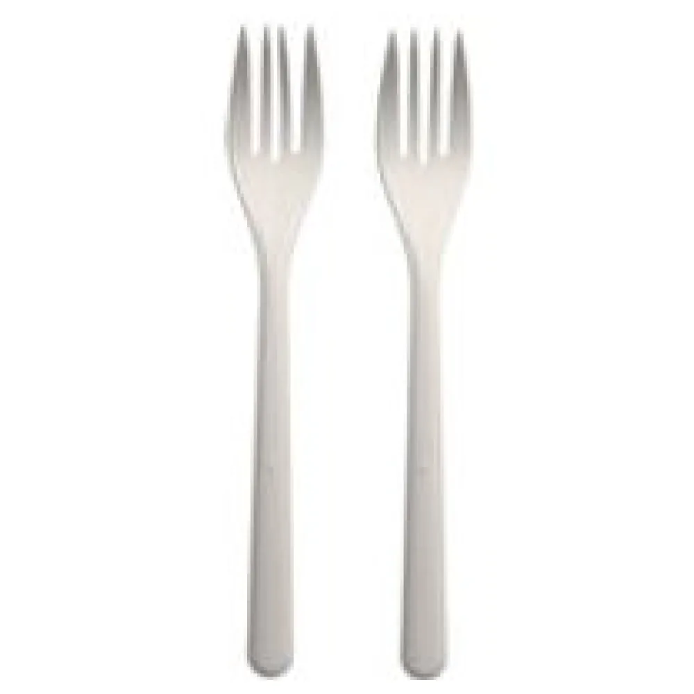 BIO-Gabeln Mehrweg 185mm aus BIO-PP extra stabil weiss, 50 Stk. – Bild 3