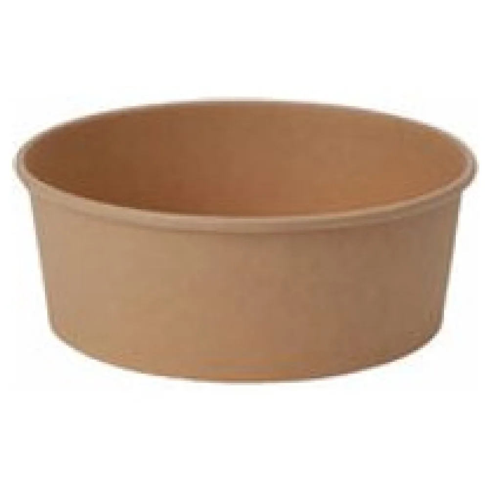 Salatschalen 1300ml aus Kraftpapier braun FSCR, 50 Stk. – Bild 3