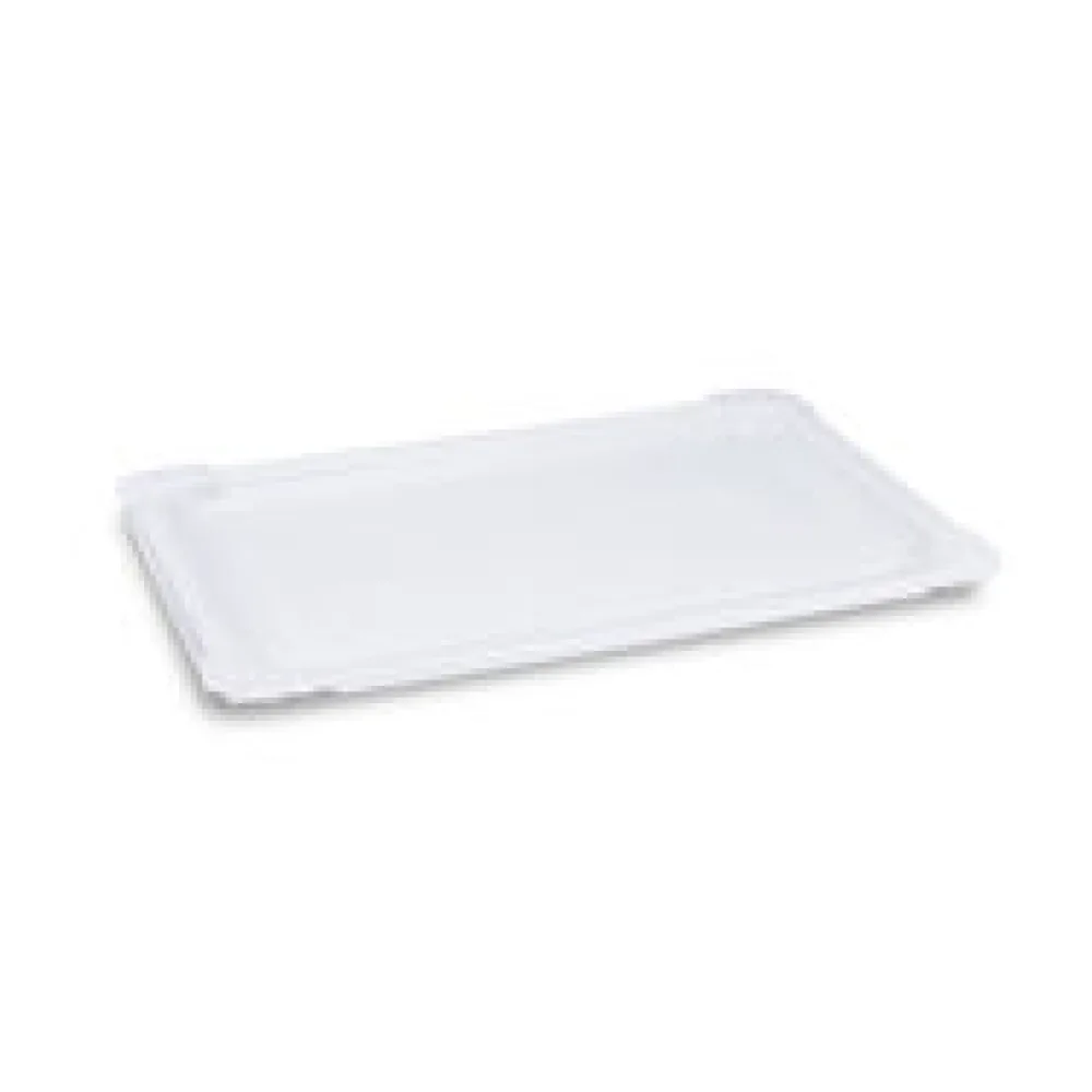 BIONATURE Pappteller aus Frischfaser 19 x 33 cm fettdicht weiß, 125 Stk.