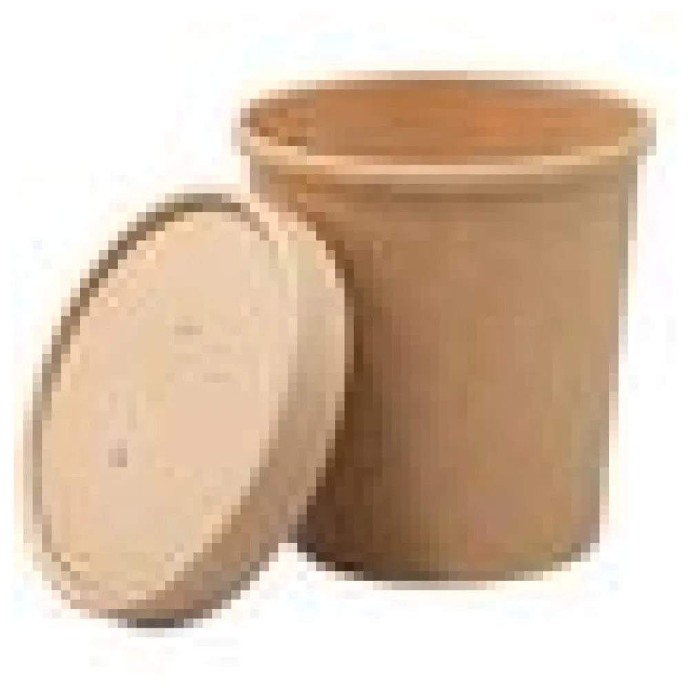 Suppenbehälter Suppenbecher inkl. Deckel aus Kraftpapier 400ml FSCR, 25 Stk. – Bild 4