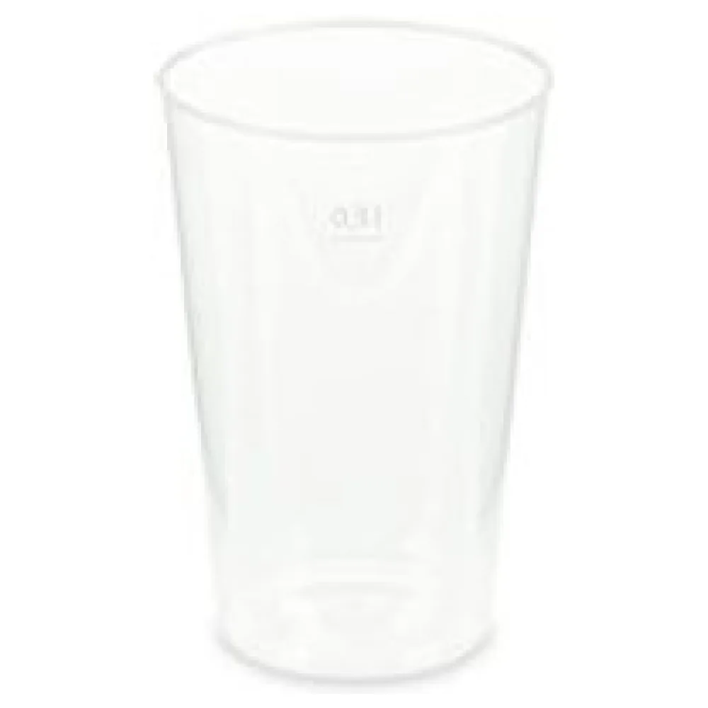 Mehrwegbecher Pfandbecher transparent stabil+ PP 0,5L Eichstrich O 93mm, 12 Stk. – Bild 3