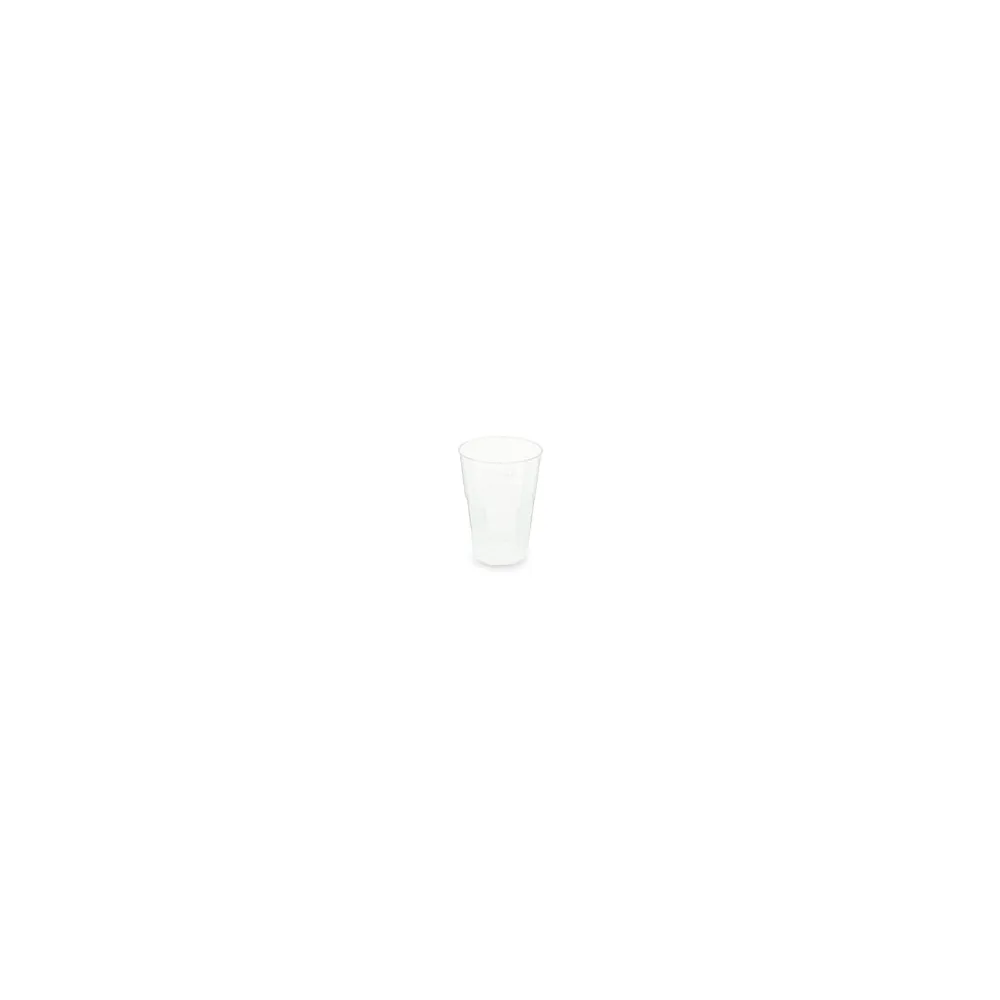 Mehrwegbecher Pfandbecher Cocktail transparent stabil+ PP 0,3L O 70mm, 15 Stk.