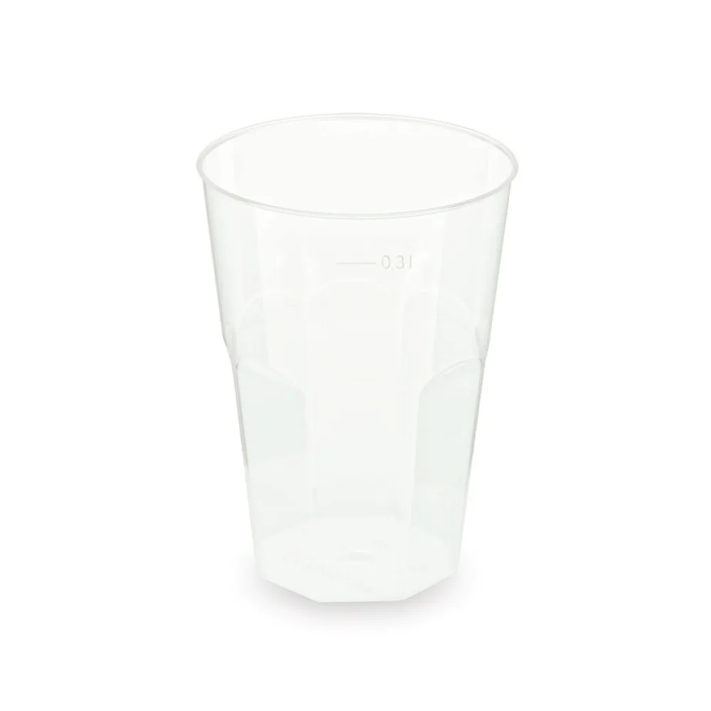Mehrwegbecher Pfandbecher Cocktail transparent stabil+ PP 0,3L O 70mm, 15 Stk. – Bild 2