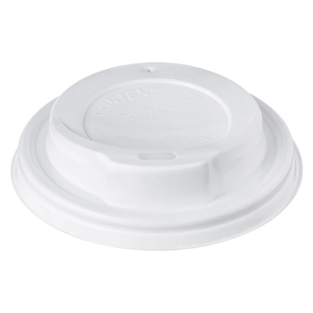 Domdeckel weiß für Pappbecher COFFEE TO GO mit 80mm O, 100 Stk. – Bild 2