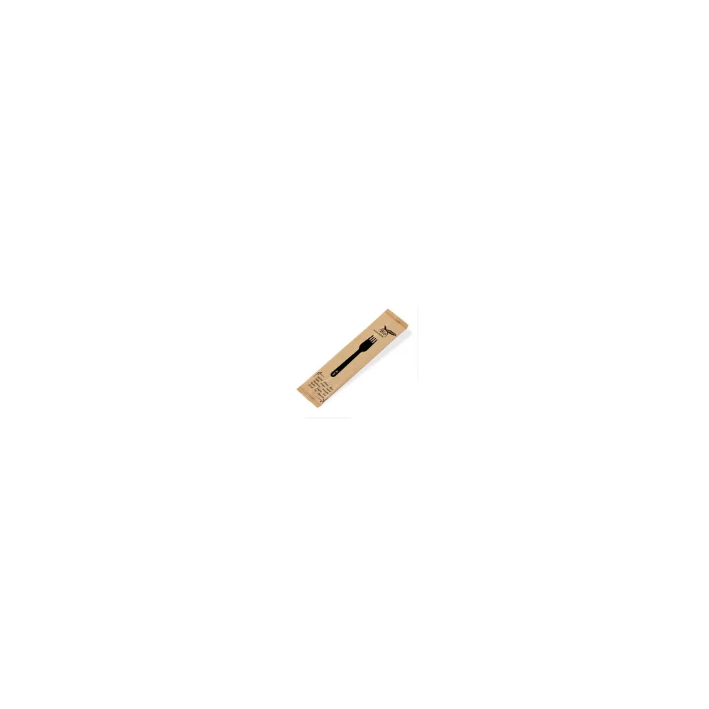 Holzgabel Gabel aus Holz einzeln hygienisch verpackt 16cm, 100 Stk.