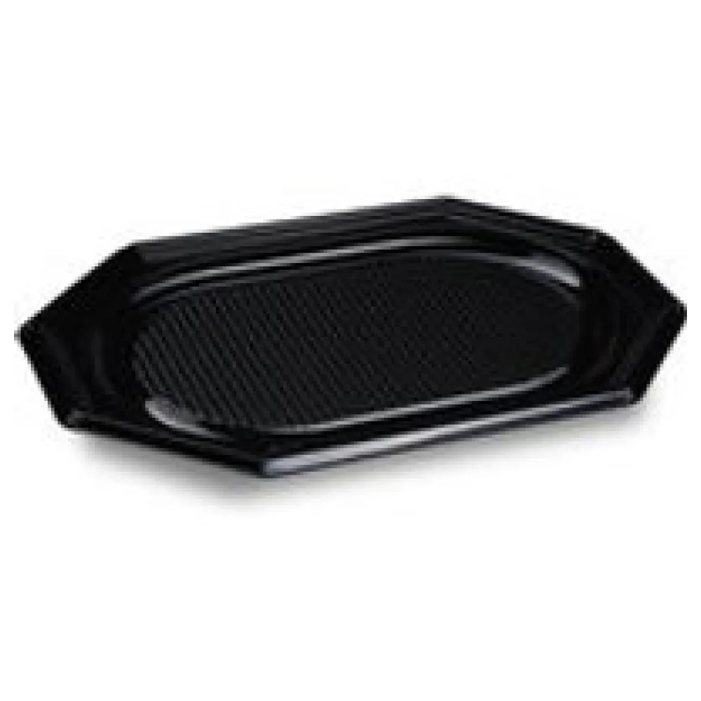 Catering-Platte rPET oval schwarz 35 x 24,7 cm, 10 Stk. – Bild 3