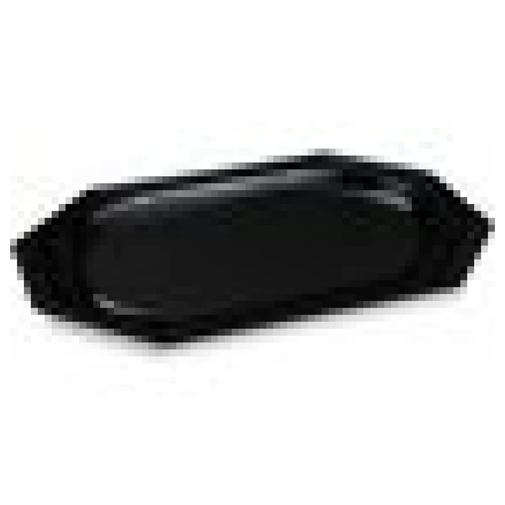 Catering-Platte rPET oval schwarz 45 x 30,2 cm, 10 Stk. – Bild 4